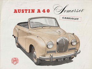 1953 Austin A40 Somerset Cabriolet (# 12059)