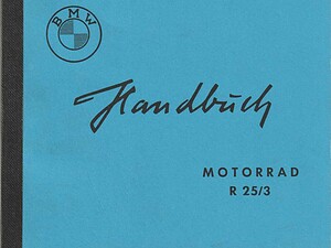 1954 BMW R 25/3 Handbuch (# 1482)