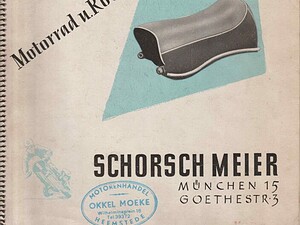 1955 BMW Schorsch Meier Sonderzubehör (# 19996)