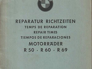 1958 BMW R 50 / R60 / R69 Reparatur richtzeiten (# 1243)
