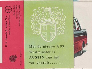 1959 Austin A99 Farina Westminster (# 12293)