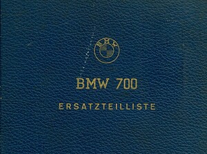 1961 BMW 700 Ersatzteilliste 1961-1962 (# 1229)