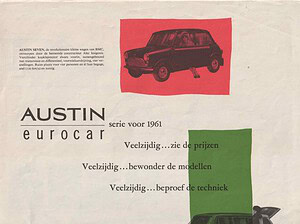 1961 Austin programma (# 5314)