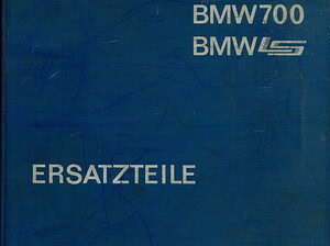 1963 BMW 700 LS Ersatzteille 1959 - 1965 (# 1227)