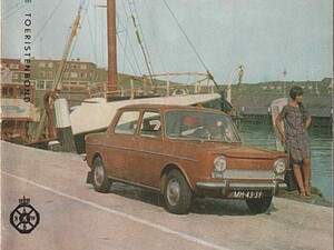 1964 Simca 1000 ANWB techn. gegevens en praktische wenken (# 20007)