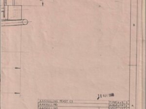 1968 DAF Trucks SB 1600 originele ontwerptekening (# 24696)