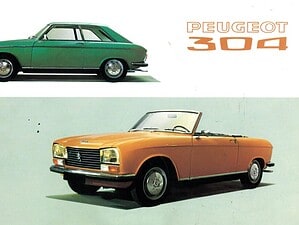 1970 Peugeot 304 Cabriolet en Coupé (# 15145)