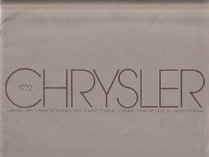 1972 Chrysler programma (# 2905)