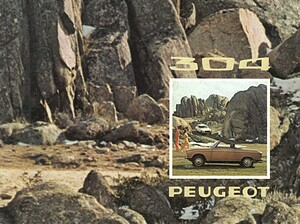 1974 Peugeot 304 S  Cabriolet en Coupé  (#3726)