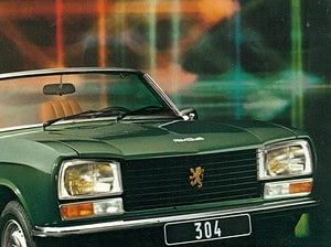 1975 Peugeot 304 S Coupé en Cabriolet (# 3728)