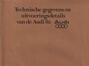 1978 Audi 80 B2 techn. geg. (# 7315)