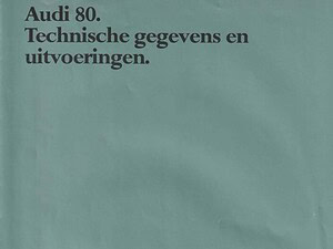 1981 Audi 80 B2 techn. geg. (# 7352)