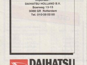 1982 Daihatsu Prijslijst 04-1982 (# 9694)