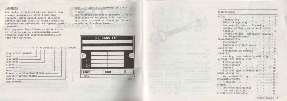 1983 Austin Metro technische gegevens (# 19480) - Afbeelding 2