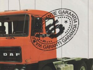 1983 DAF Trucks Garantie (# 24682)