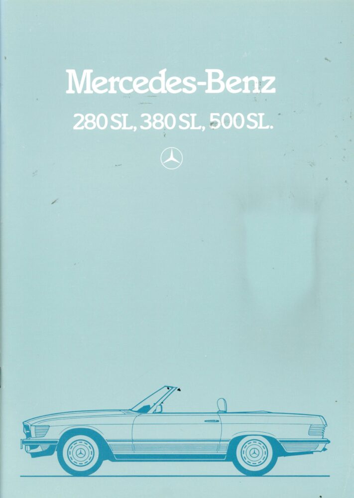 1983 Mercedes-Benz 280 SL, 380 SL, 500 SL (# 24778)