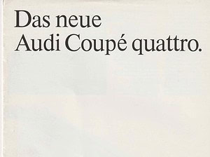 1984 Audi Coupé Quattro B2 (# 18759)