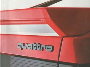1984 Audi Quattro programma (# 4468)