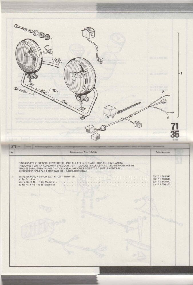 1984 BMW Zubehör-Taschenbuch boek (# 19941) - Afbeelding 3
