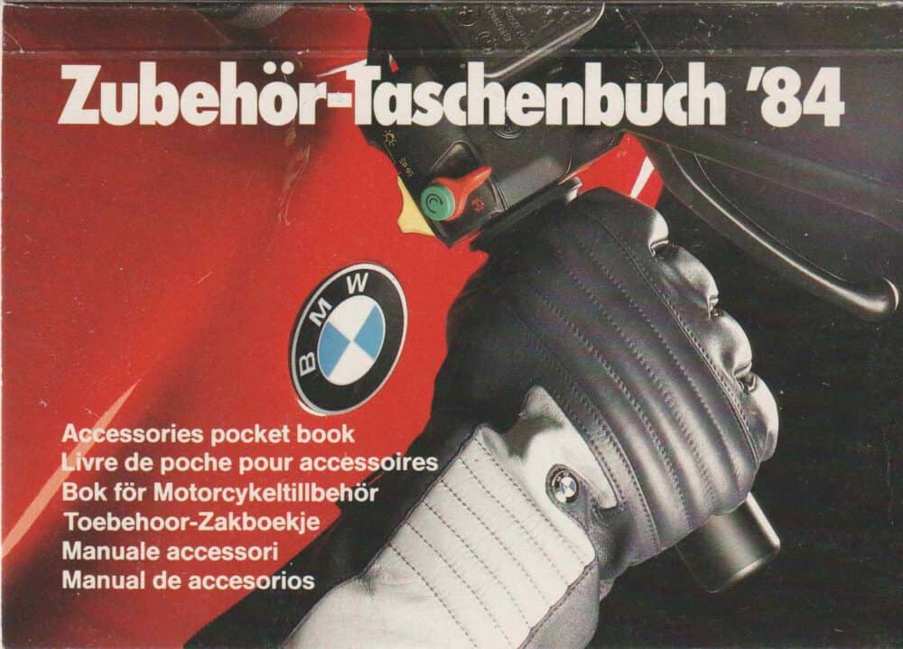 1984 BMW Zubehör-Taschenbuch boek (# 19941)