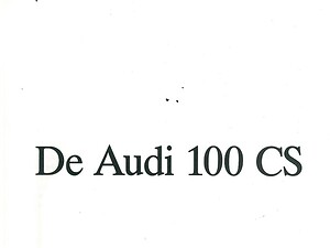 1985 Audi 100 C3 CS (# 18236)