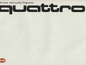 1985 Audi Quattro programm (# 18804)