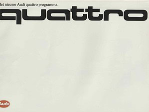 1985 Audi Quattro programma (# 8895)