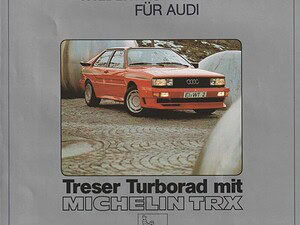 1985 Audi Treser Michelin TRX velgen/banden (# 13464)