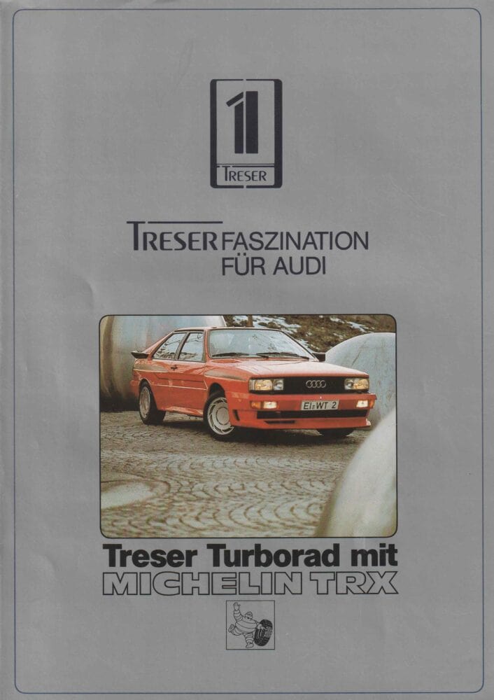 1985 Audi Treser Michelin TRX velgen/banden (# 13464)