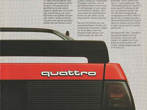 1986 Audi Quattro programma (#18830)
