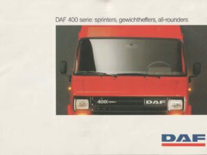 1987 DAF Trucks 400 serie incl. prijslijst (# 24652)
