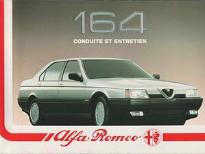 1988 Alfa Romeo Alfa 164 instructieboek / Conduite et Entretien (# 17649)