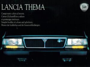 1988 Lancia Thema kleuren en bekleding (# 14453)