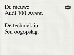 1991 Audi 100 C4 Avant (# 7218)