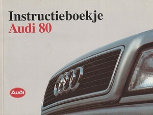 1991 Audi 80 B4 Handleiding (# 19448)