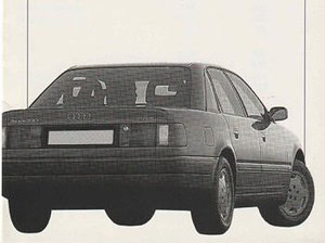 1992 Audi 100 C4 prijslijst 03-1992 (# 19110)