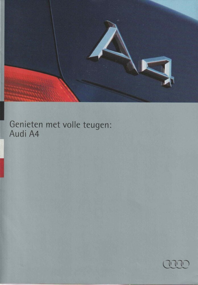 1995 Audi A4 B5 introductiemap (# 18400) - Afbeelding 4