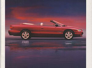 1996 Chrysler Stratus Convertible incl. standaard uitrusting en prijslijst (# 8494)