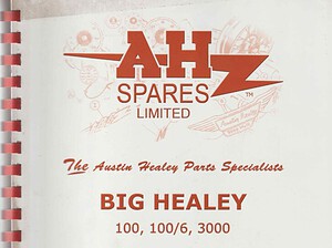 2009 Austin Healey Spare parts list (# 19502)