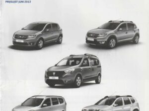 2013 Dacia Personenauto's prijslijst 06-2013 (# 9907)