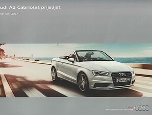 2014 Audi A3 8V Cabriolet prijslijst 06-2014 (# 7274)