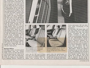 1988 Alfa Romeo Alfa 164 Twin Spark vs Mercedes 190 E 2.3 (# 7159)