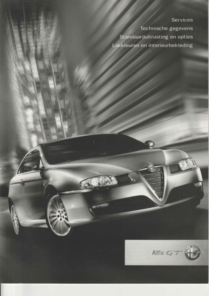 2005 Alfa Romeo Alfa GT techn. geg., kleuren e.a. (# 7041)