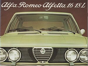 1976 Alfa Romeo Alfetta 1.6 / 1.8 L  (# 7071)