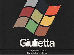 1977 Alfa Romeo Giulietta Kleuren en Bekleding (# 11022)