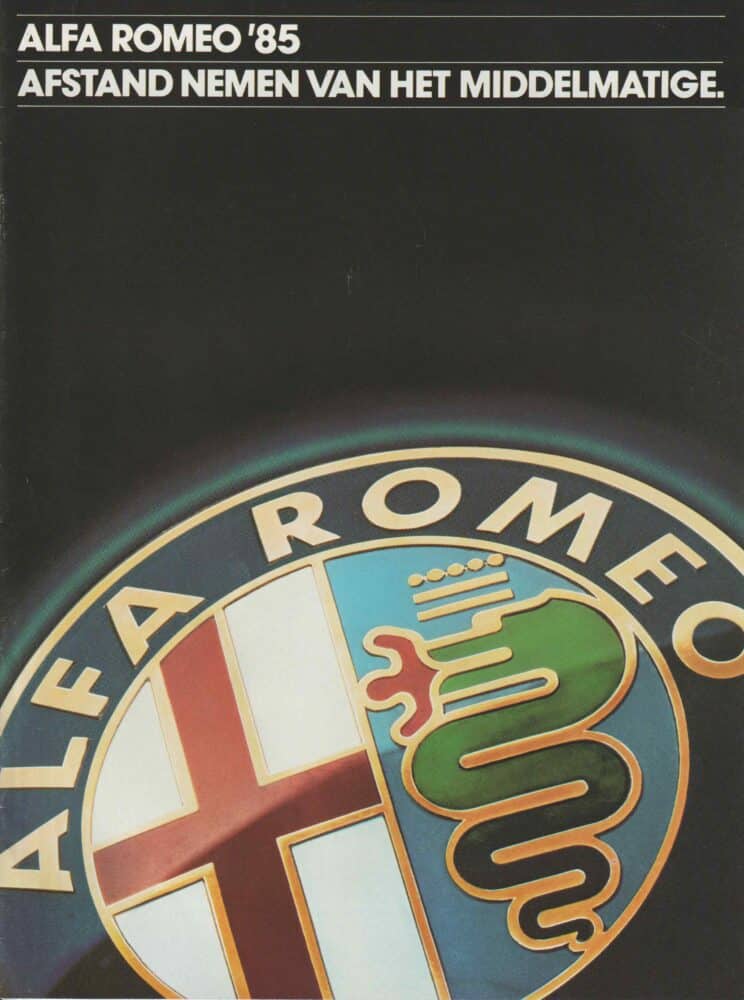 1985 Alfa Romeo programma (# 11574)