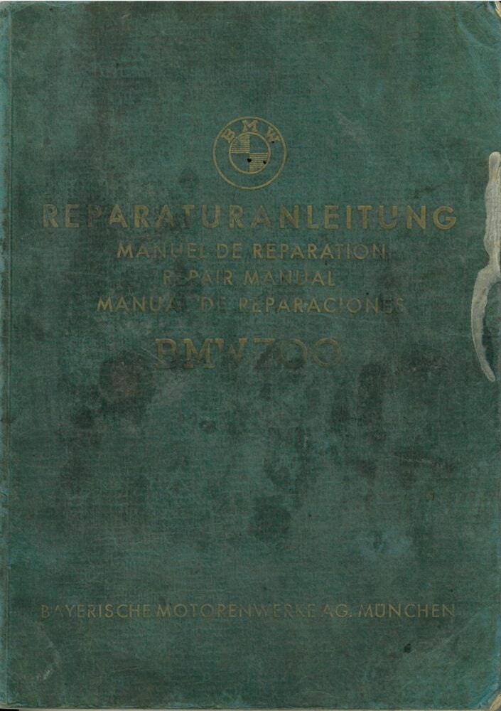 1963 BMW 700 Reparaturanletung / Repair manual (# 1241)