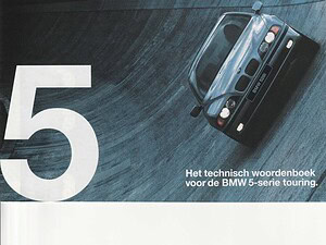 1990 BMW 5-serie E39 - technisch woordenboek (# 16286)