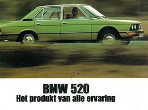 1974 BMW 5 serie 520, 520i E12 (# 420)