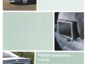 2005 Chevrolet Evanda accessores prijslijst 02-2005 (# 13841)